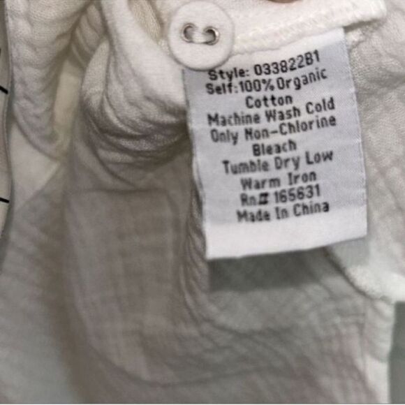 Johnny Was Calme Organic Cotton
Double pocket Oversized Shirt Dress(Size Small) - Picture 4 of 8